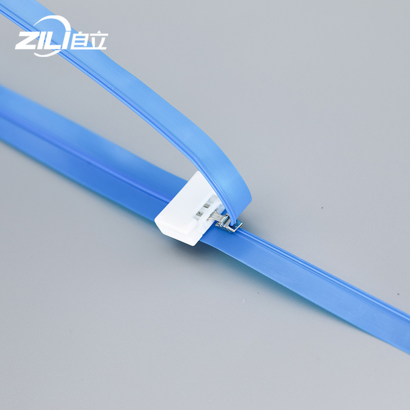 PE PP  PVC  Mental Lock Plastic Flat Zipper For Large Bag