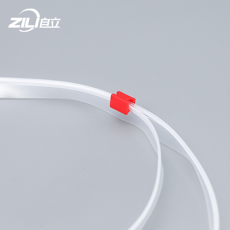 PE/PP/PEP Customized Environmental Plastic Slider Zipper For Garment Zipper Bag
