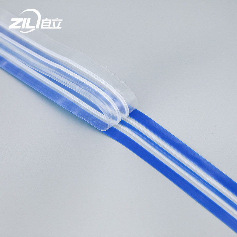 PE Personalizzat Colorful Plastic Vacuum Zipper Għall-Ikel Boroż