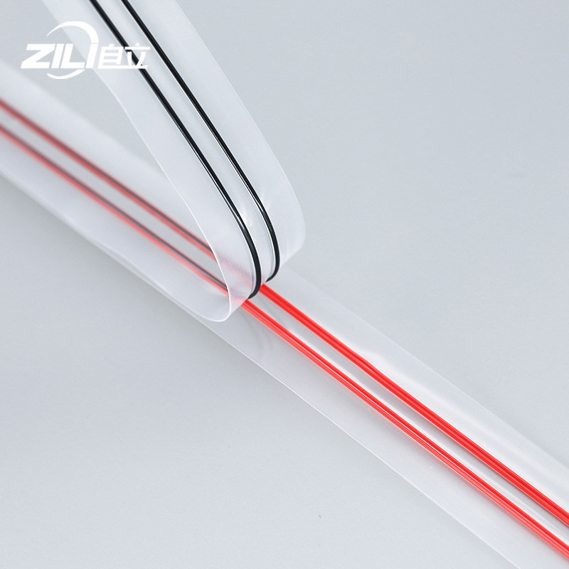 I-Multi Colored Customized Flange Zipper Yezikhwama Zokuvala