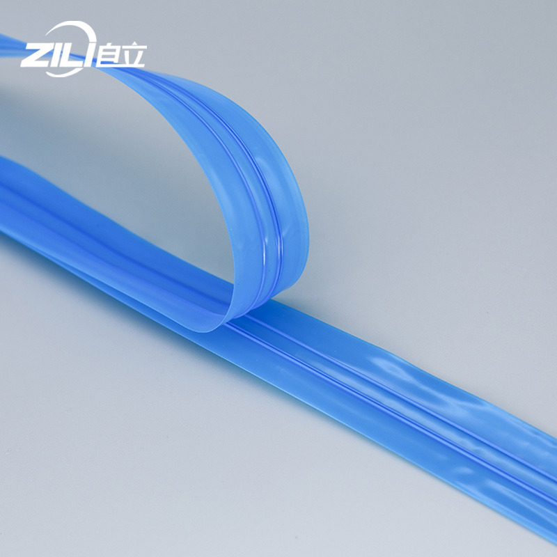 Ëmwelt- Héich Qualitéit Plastik Vakuum Zipper Fir Kleeder Verpakung