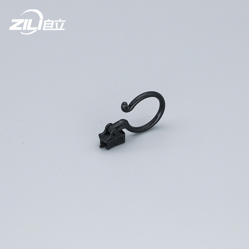 Черный круг Высококачественный пластиковый слайдер Zipper Runner